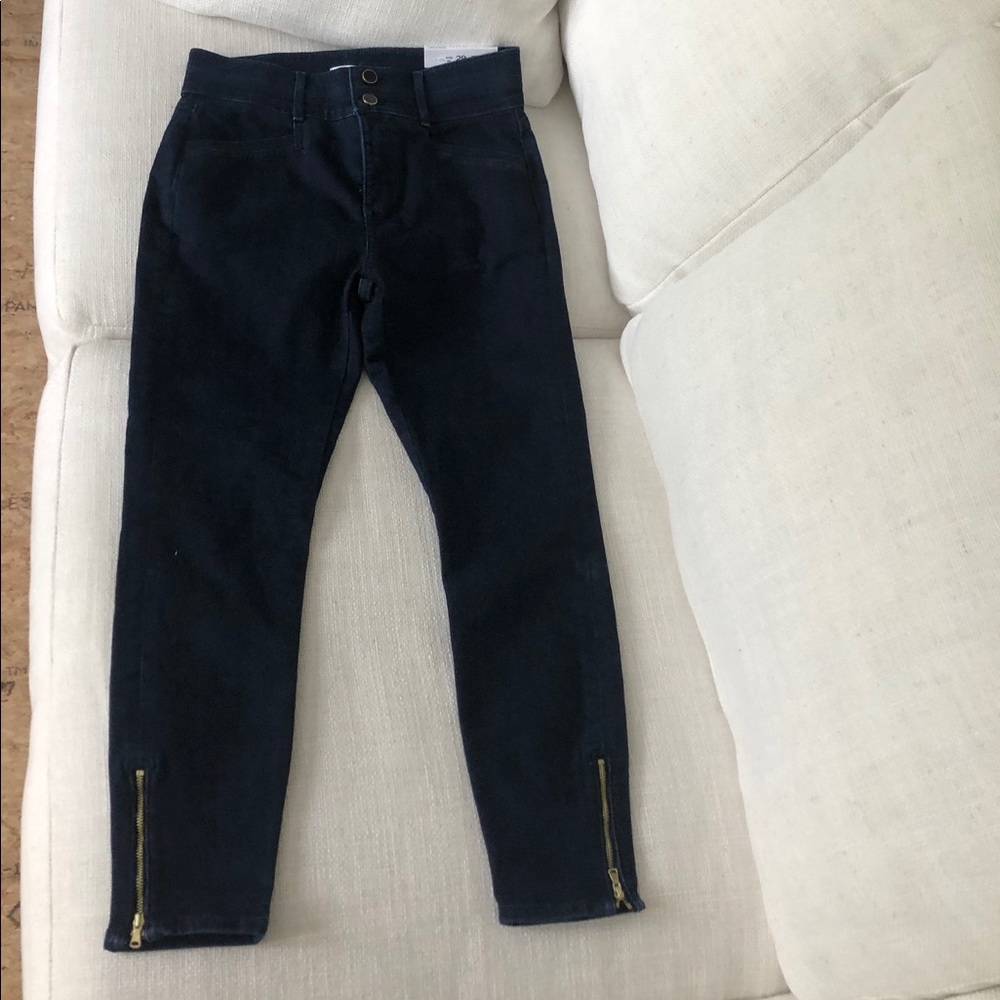 Loft ankle zip slim pocket skinny jeans